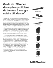 LiftMaster LA500UL Solar Chart - French LA500PKGU