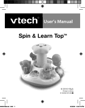 Vtech Spin and Learn Top User Manual