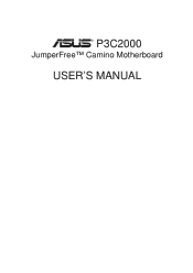 Asus P3C2000 P3C20000 User Manual