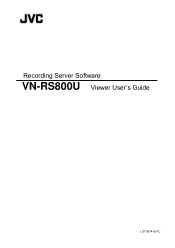 JVC VN-RS800U User Guide