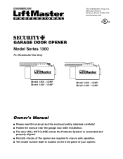 LiftMaster 1355 1355 Manual