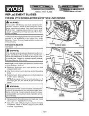 Ryobi ACRM006 Operation Manual