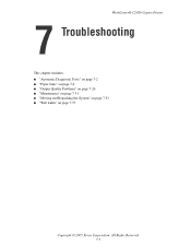 Xerox C2424 User Guide Section 7: Troubleshooting