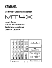 Yamaha MT4X Owner's Manual