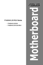 Asus F1A55-M LX3 PLUS R2.0 F1A55-M LX3 PLUS R2.0 User's Manual