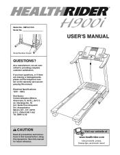 HealthRider H 900i English Manual