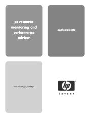 HP 742n hp toptools for desktops agent, resource monitoring and performance advisor