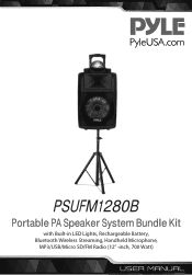 Pyle PSUFM1280B Instruction Manual