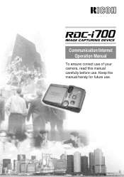 Ricoh RDC-I700 User Manual