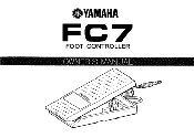 Yamaha FC7 Owner's Manual (image)