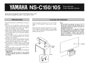 Yamaha NS-C150 Owner's Manual
