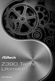 ASRock Z390 Taichi Ultimate User Manual