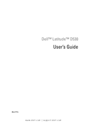 Dell Latitude D530 User's Guide