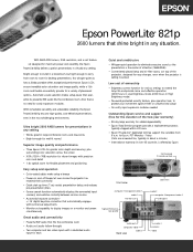 Epson 821p Product Brochure