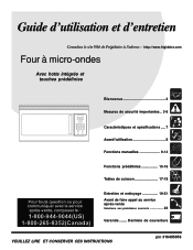 Frigidaire MWV150KB Complete Owner's Guide (Français)