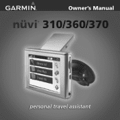 Garmin nuvi 360 Owner's Manual