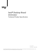 Intel BOXD101GGCL Product Specification