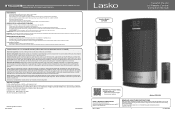 Lasko CD12950 User Manual