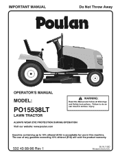Poulan 532438896R1 User Manual