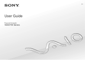 Sony VGN FW450J User Guide