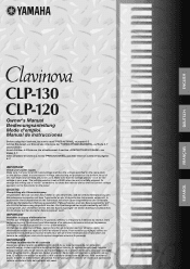 Yamaha CLP-120 Owner's Manual