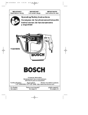 Bosch 11221DVS Operating Instructions