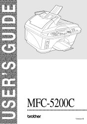 Brother International MFC-5200C Users Manual - English