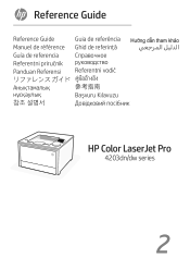HP Color LaserJet Pro 4201-4203cdn Reference Guide 2