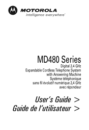 Motorola MD481SYS User Guide