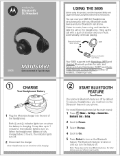 Motorola S805 User Manual