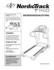 NordicTrack T 14.0 Treadmill German Manual