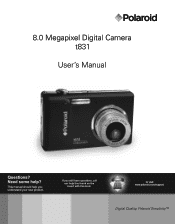 Polaroid t831 User Manual