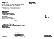 Sony PRS-650RC Quick Start Guide