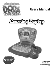 Vtech Dora Learning Laptop User Manual