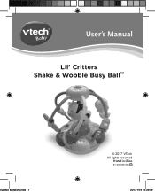 Vtech Lil Critters Shake & Wobble Busy Ball User Manual