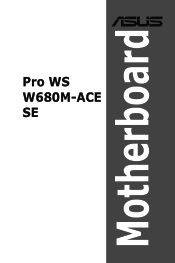 Asus Pro WS W680M-ACE SE Users Manual English