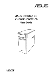 Asus VivoPC K31CD ASUS K31CD_A31CD_F31CD series users manual for English