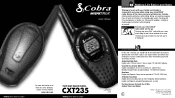 Cobra CXT235 Owners Manual