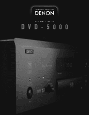 Denon DVD-5000 Literature/Product Sheet