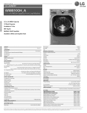 LG WM8100HVA Owners Manual - English
