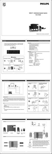 Philips MMS171W User manual