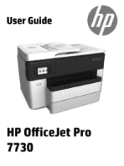 HP OfficeJet Pro 7730 User Guide