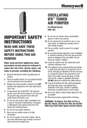 Honeywell HFD-120-Q Owners Guide