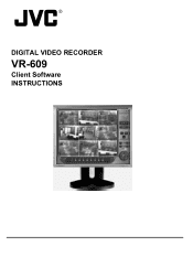 JVC VR-609U VR-609U 9-channel digital video recorder 27 page client software manual
