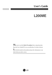 LG L200ME Owner's Manual