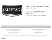 Maytag MVWB700VQ Use and Care Guide