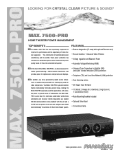 Panamax M7500-PRO Datasheet