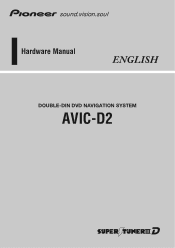 Pioneer AVIC-D2 Hardware Manual