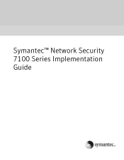 Symantec 10521148 Implementation Guide