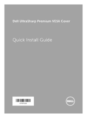 Dell Dock with Stand DS1000 UltraSharp Premium VESA Cover Quick Setup Guide